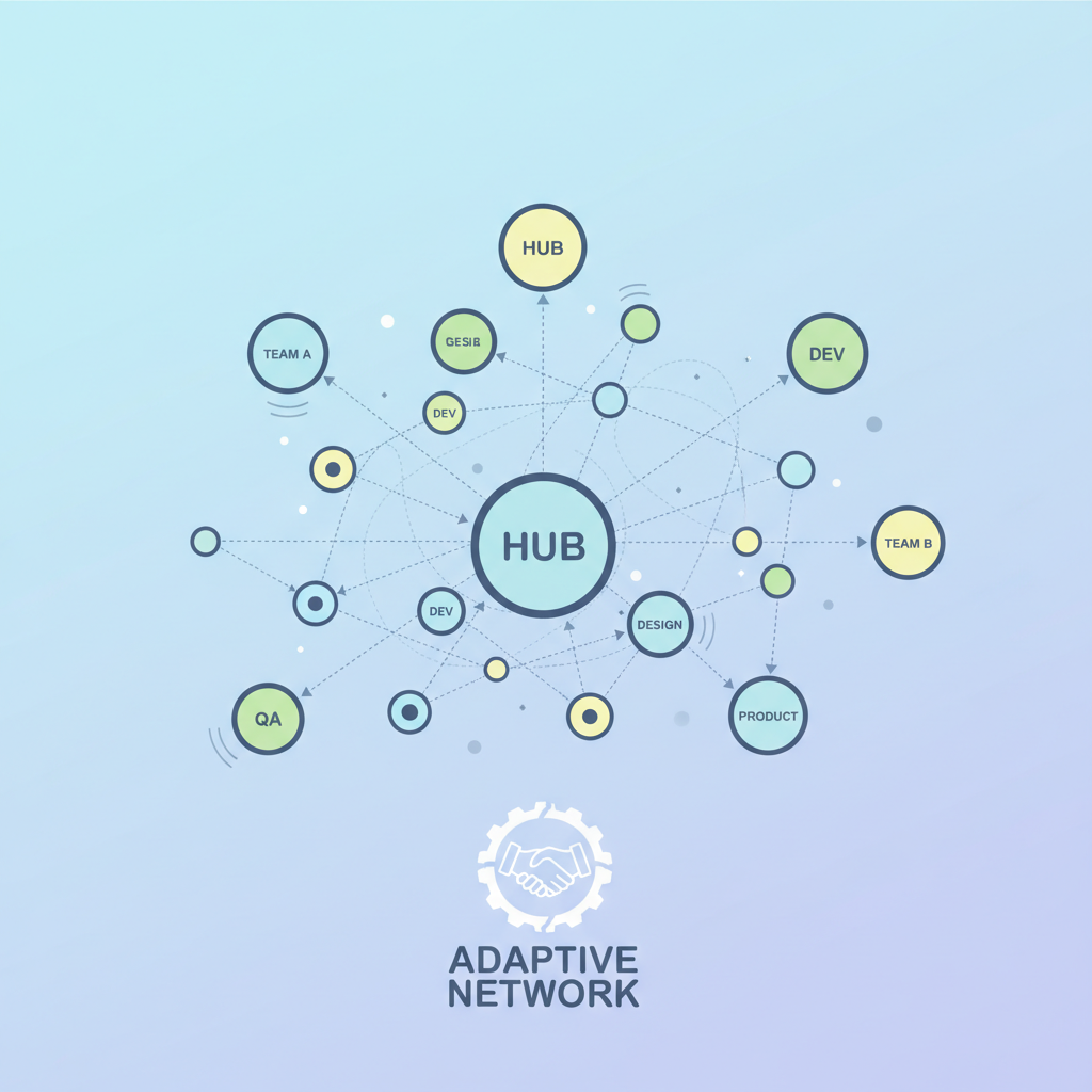 去中心化的网络结构图